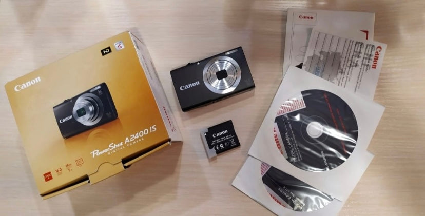 Canon PowerShot A2400 IS графитовый цифровой фотоаппарат