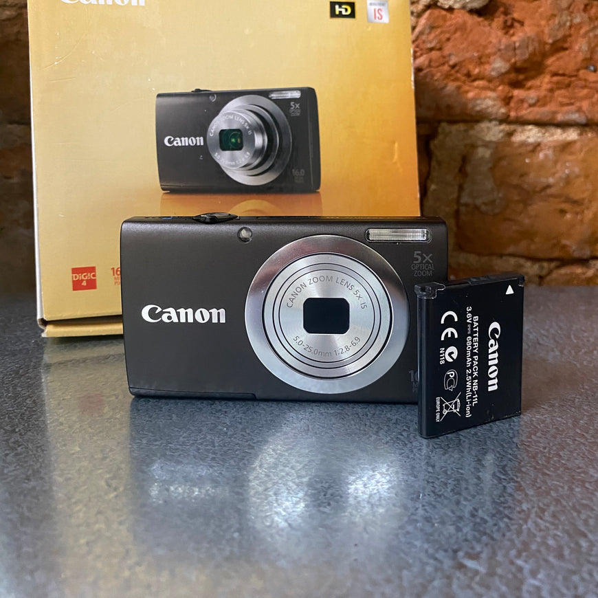 Canon PowerShot A2400 IS графитовый цифровой фотоаппарат