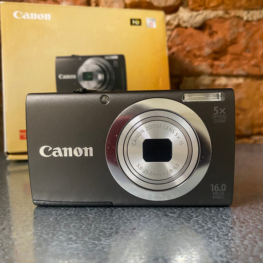 Canon PowerShot A2400 IS графитовый цифровой фотоаппарат