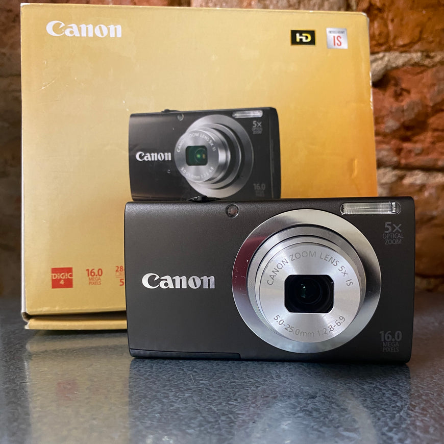 Canon PowerShot A2400 IS графитовый цифровой фотоаппарат