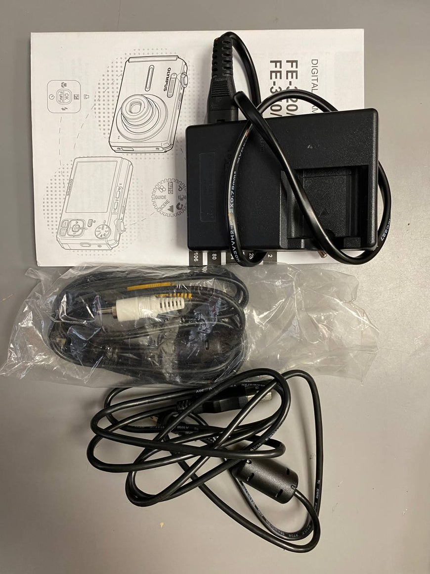 Olympus FE-340 розовый цифровой фотоаппарат