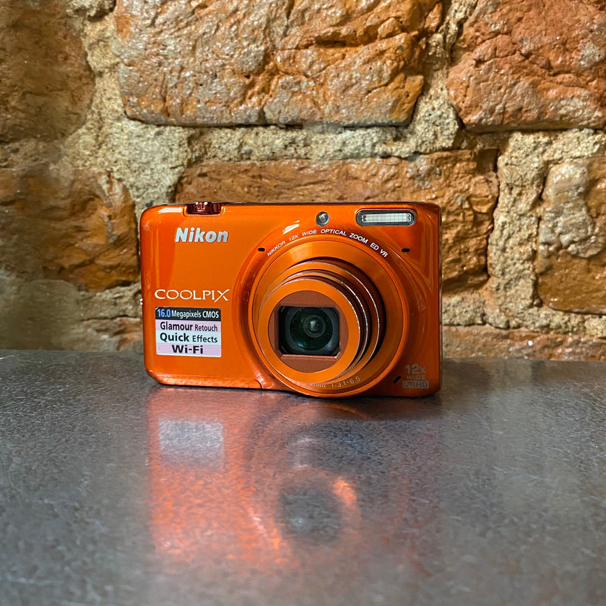 Nikon Coolpix S6500 оранжевый металл цифровой фотоаппарат
