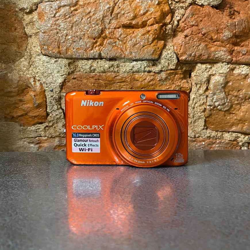 Nikon Coolpix S6500 оранжевый металл цифровой фотоаппарат
