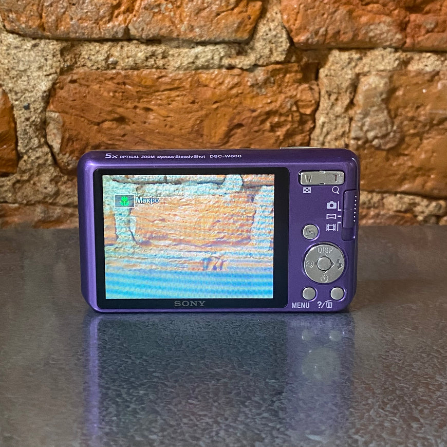 Sony Cyber-shot DSC-W630 фиолетовый цифровой фотоаппарат