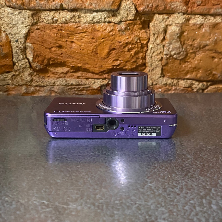 Sony Cyber-shot DSC-W630 фиолетовый цифровой фотоаппарат