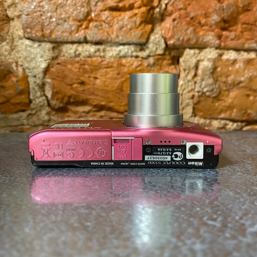 Nikon Coolpix S3300 цифровой фотоаппарат розовый