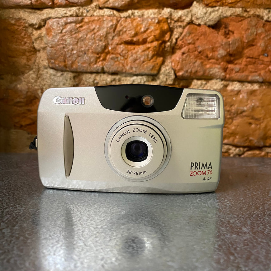 Canon Prima zoom 76 пленочный фотоаппарат