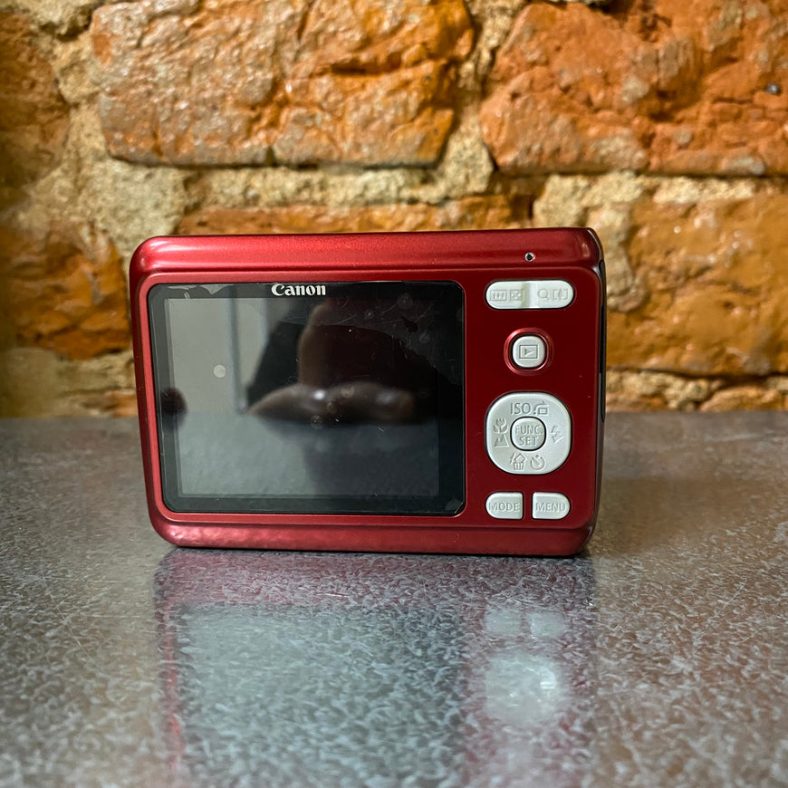 Canon PowerShot A480 красный цифровой фотоаппарат