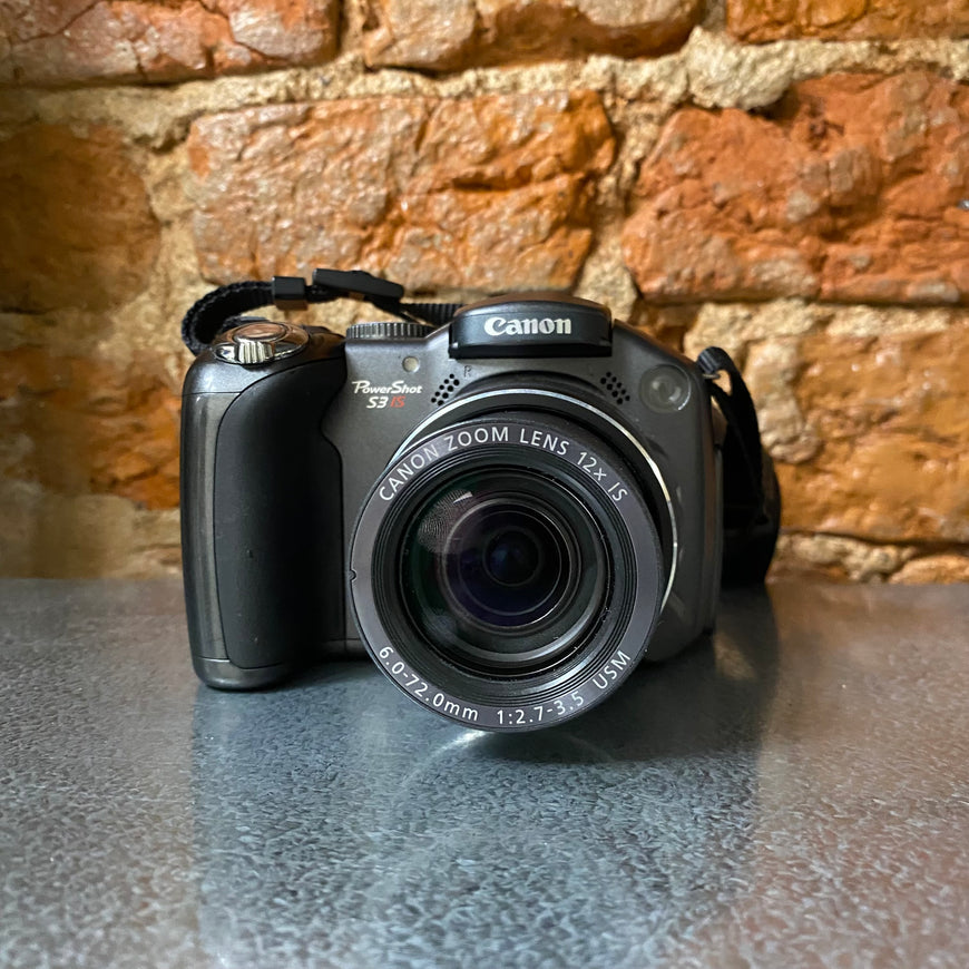 Canon PowerShot S3 IS черный цифровой фотоаппарат