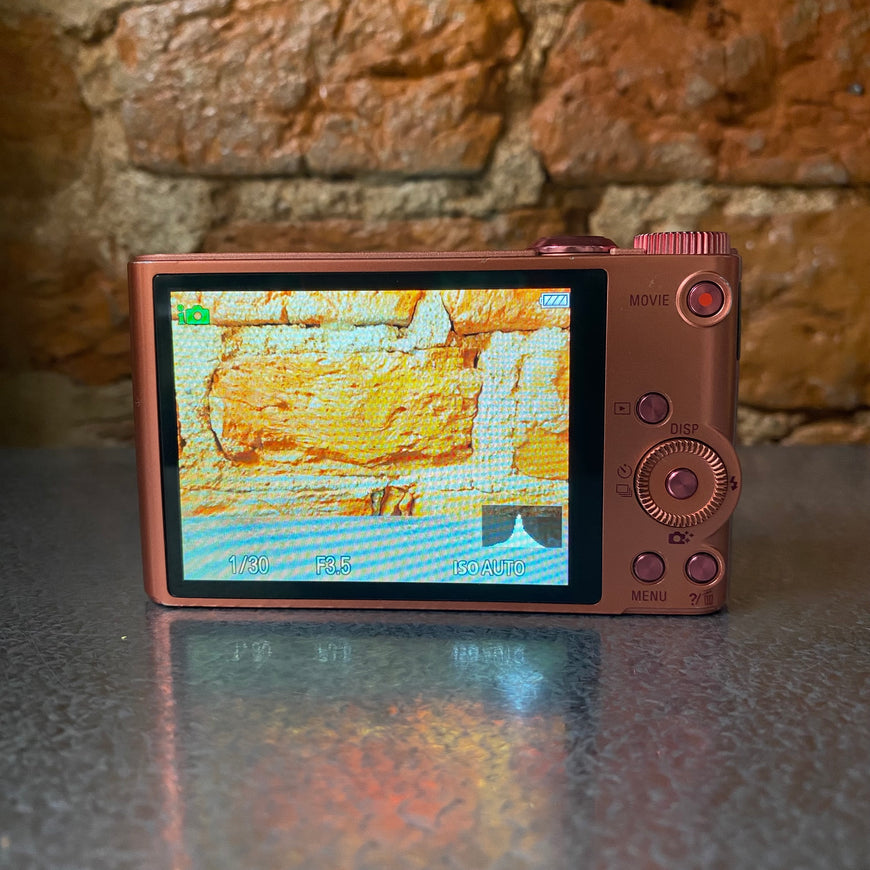 Sony Cyber-Shot DSC-WX350 лососевый цифровой фотоаппарат