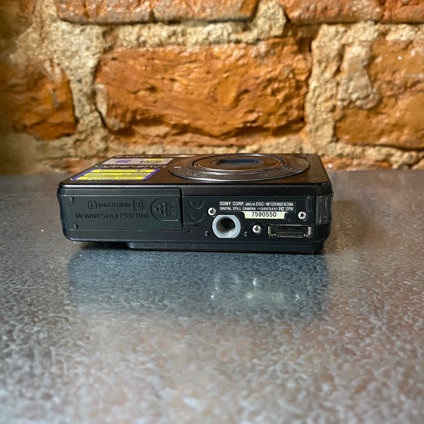 Sony Cyber-Shot DSC-W120 черный цифровой фотоаппарат