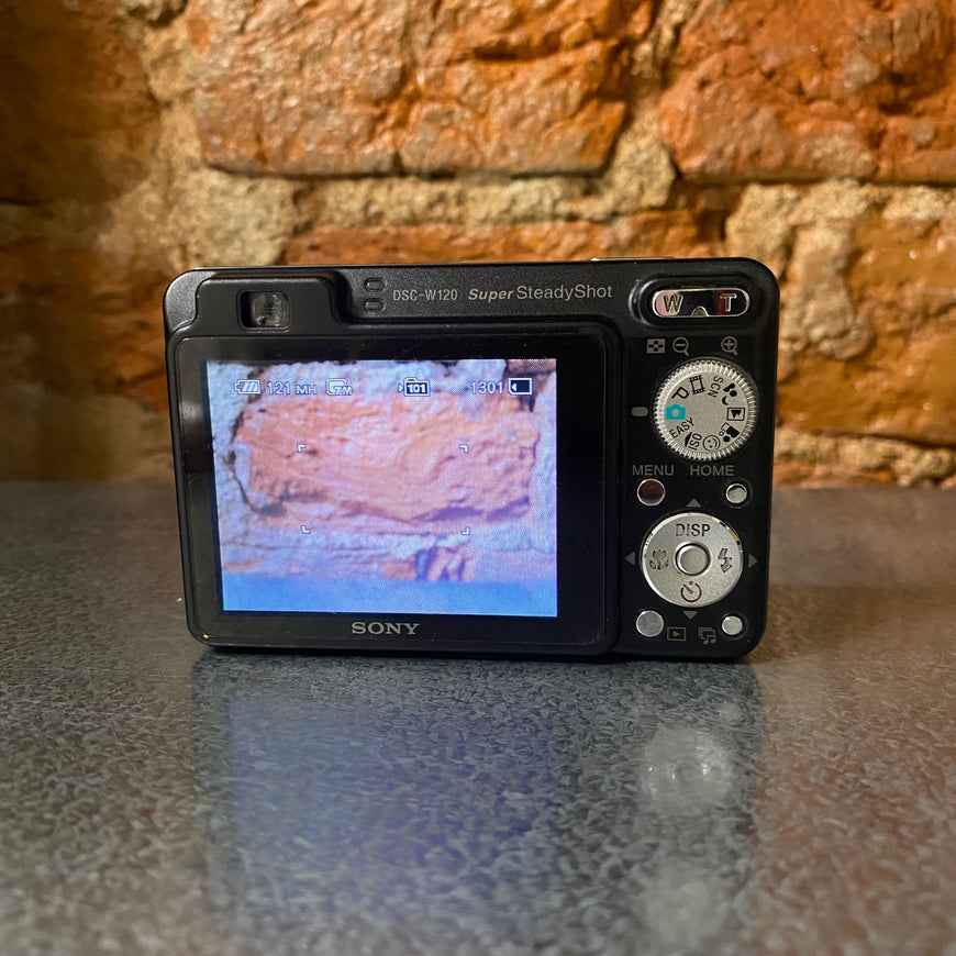 Sony Cyber-Shot DSC-W120 черный цифровой фотоаппарат