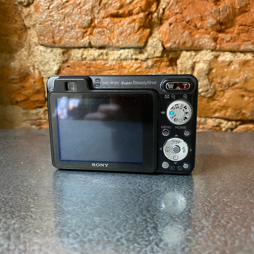 Sony Cyber-Shot DSC-W120 черный цифровой фотоаппарат