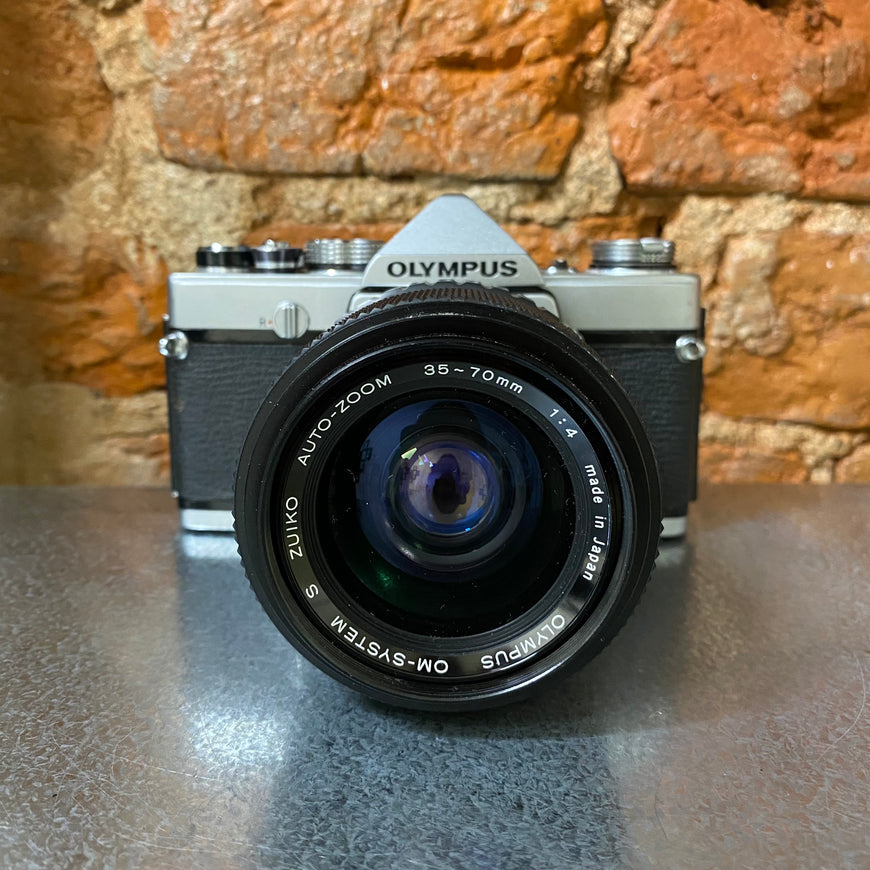 Olympus OM-1 S Zuiko 35-70 1:4 пленочный фотоаппарат
