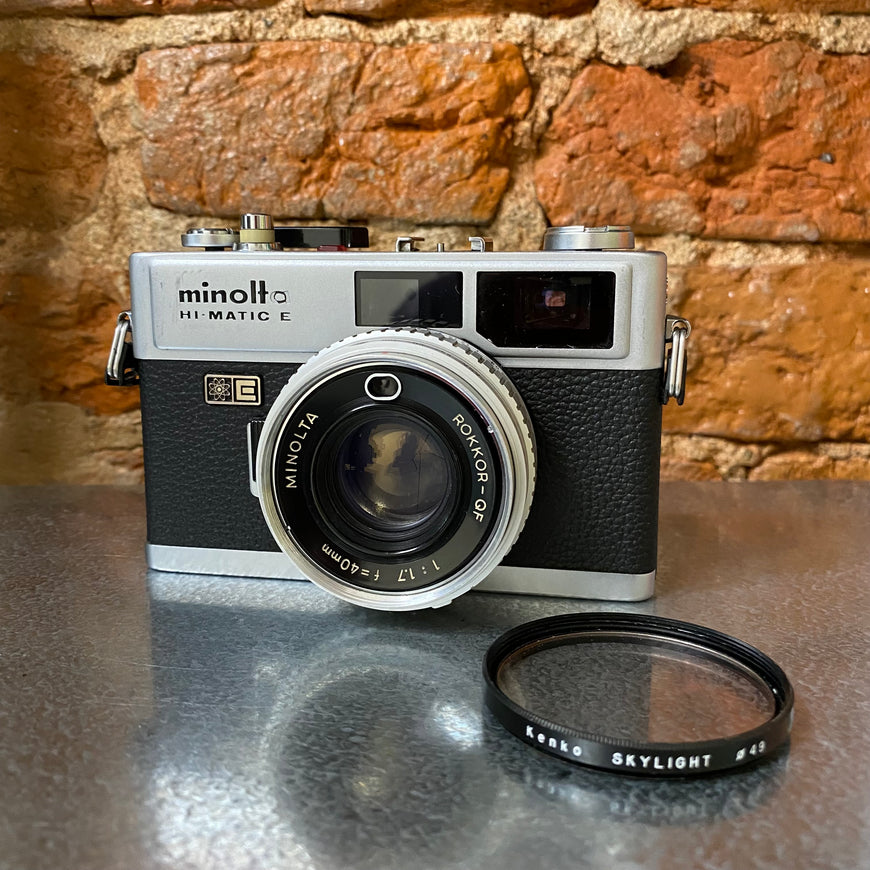Minolta HI-MATIC E пленочный фотоаппарат дальномерный