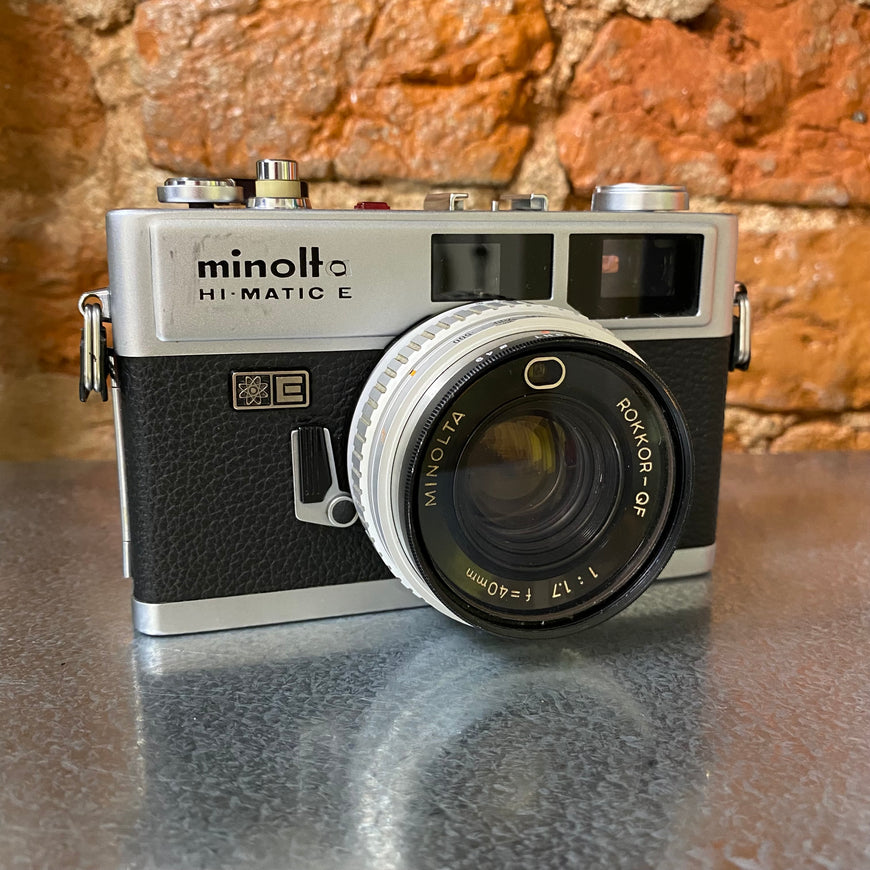 Minolta HI-MATIC E пленочный фотоаппарат дальномерный