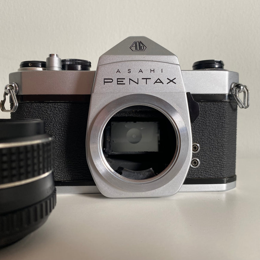Pentax Asahi SP500 Takumar 55mm 1.8 пленочный фотоаппарат