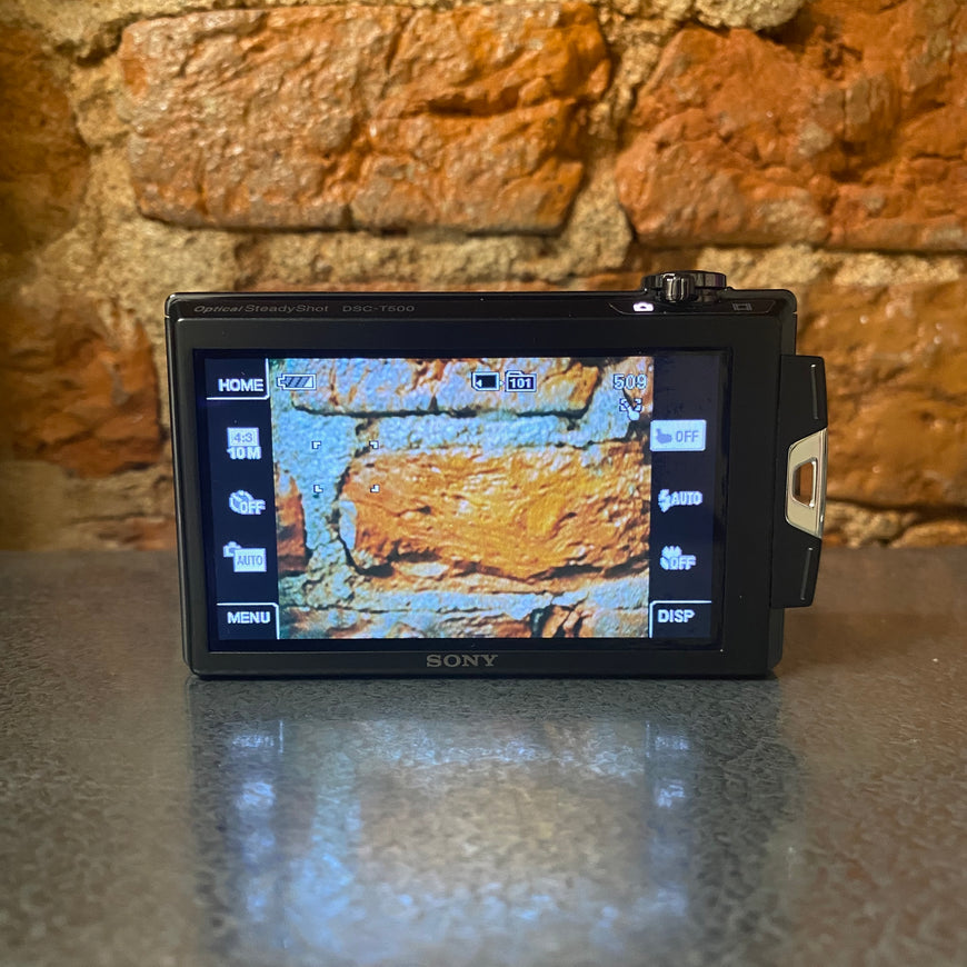 Sony Cyber-shot DSC-T500 черный слайдер