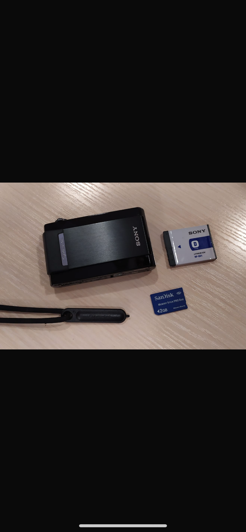 Sony Cyber-shot DSC-T500 черный слайдер