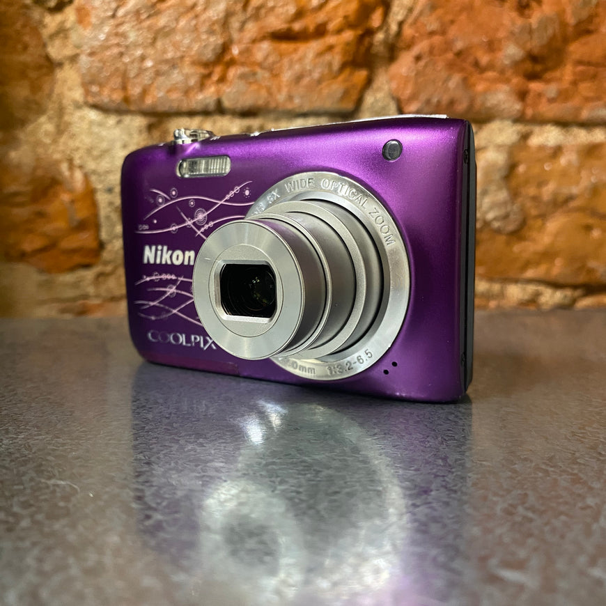 Nikon Coolpix S2800 purple цифровой фотоаппарат
