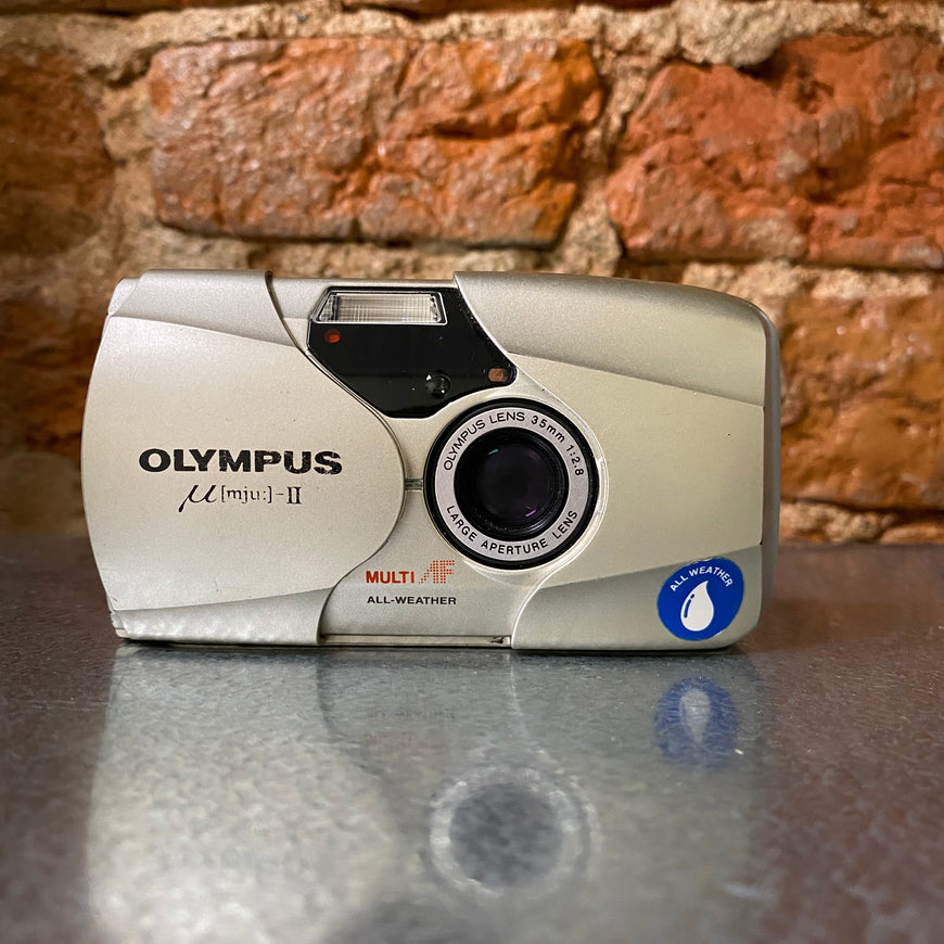 Olympus mju ii проверен с пленкой плёночный фотоаппарат