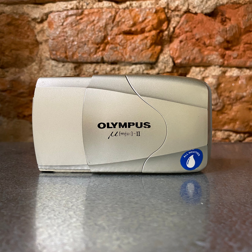 Olympus mju ii проверен с пленкой плёночный фотоаппарат