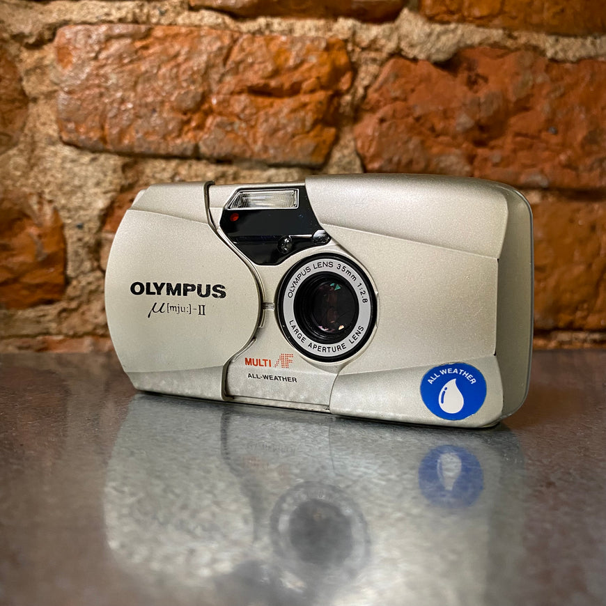 Olympus mju ii проверен с пленкой плёночный фотоаппарат
