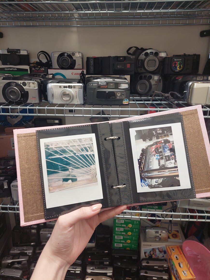 Фиолетовый альбом Polaroid Instax Wide