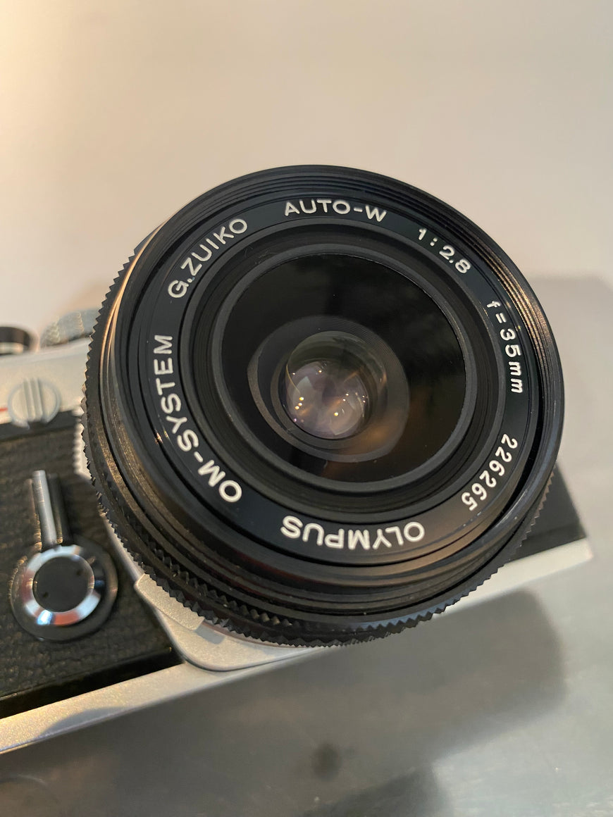Olympus OM-1 G.zuiko 2.8 пленочный фотоаппарат