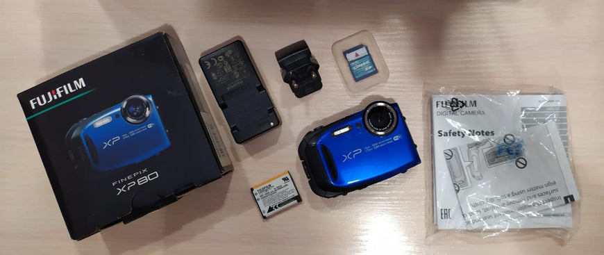 Fujifilm XP80 синий цифровой фотоаппарат