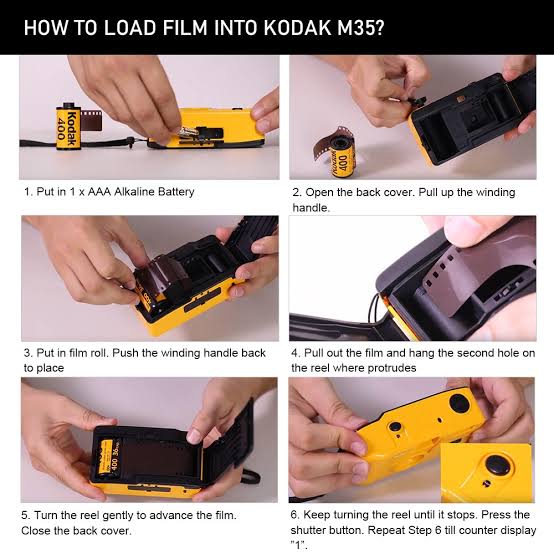 Kodak M35 новый пленочный фотоаппарат