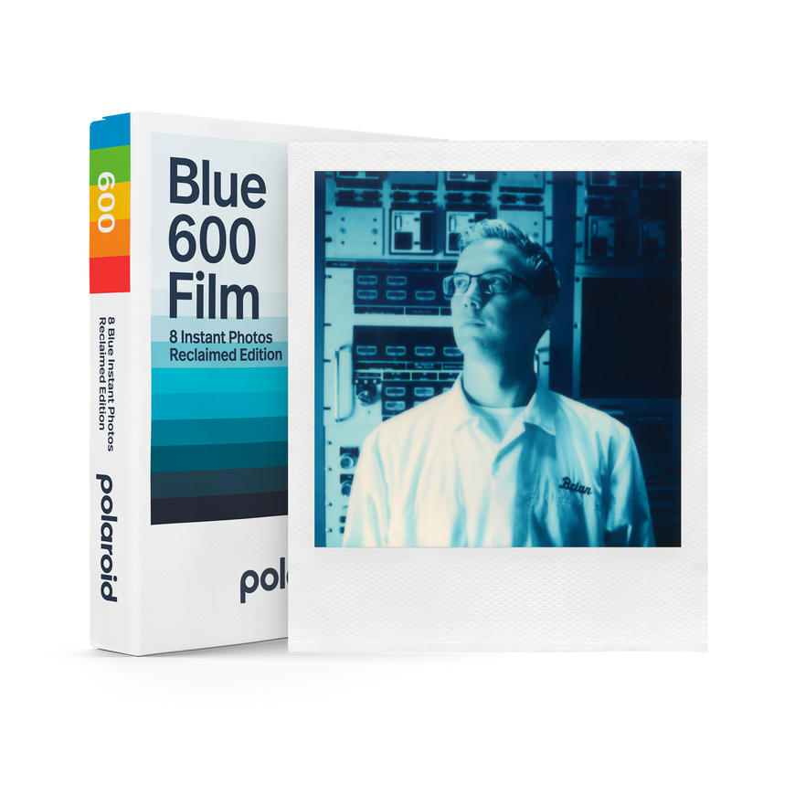 Кассета Polaroid 600 Blue Reclaimed Edition