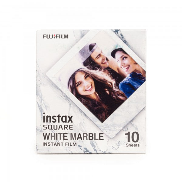 пленка instax square white marble