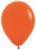Оранжевые надувные шарики 10 шт 25 см