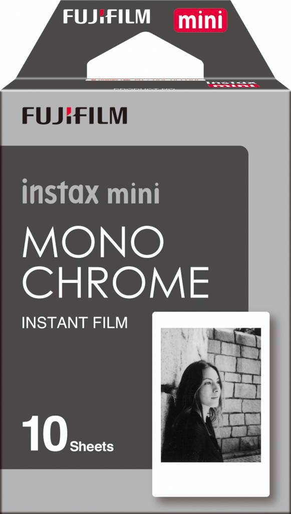 Кассета Fuji Instax Mini черно белая монохром