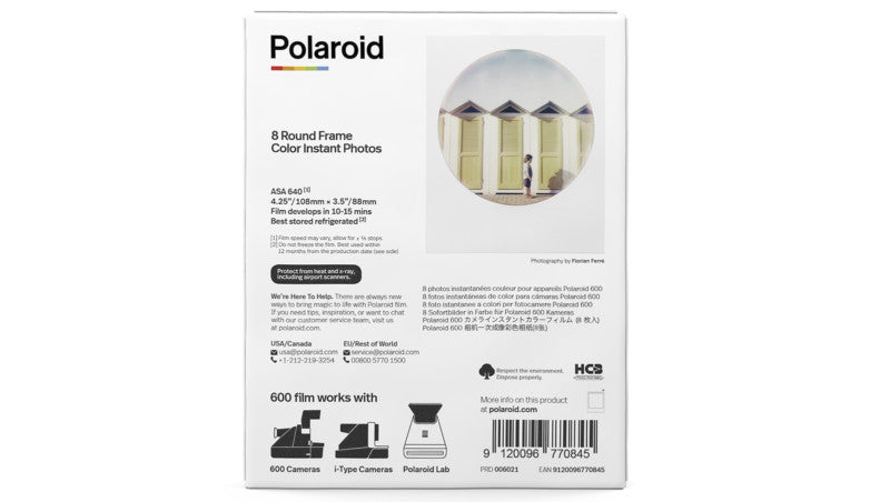круглые рамки polaroid 636