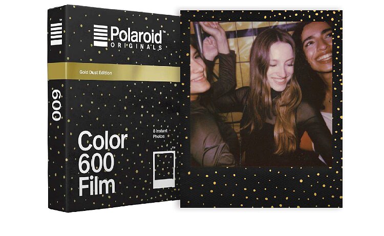 Polaroid 600 цветная кассета Золотая Пыль