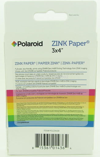 Кассета Polaroid 3*4 Zink Paper z340